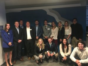 Detroit Lions executive and student networking event